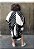 Vestido Zíper Bolso Canguru Frestas - Imagem 3