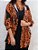 Camisa Viscose Manga Longa Folhas - Imagem 1