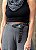 Cinto Couro Transpassado Tachas Preto - Imagem 1