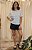 Blusa Evasê Gola Canoa Poá Offwhite - Imagem 2