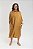 Vestido Amplo Bolso Frontal Mostarda - Imagem 2