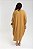 Vestido Amplo Bolso Frontal Mostarda - Imagem 4