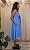 Vestido Midi Alças Azul Borboleta Olga - Imagem 3