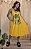 Vestido Midi Alças Amarelo Onças Olga - Imagem 1