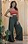 Calça Pantalona Canelada Verde - Imagem 2