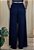 Calça Pantalona Canelada Marinho - Imagem 4