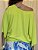 Blusa Morcego Ombro Vazado Lime - Imagem 4