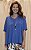 Blusa Ampla Decote V Índigo - Imagem 1