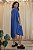 Vestido Malha Amplo Azul Peixes - Imagem 2