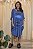 Vestido Malha Amplo Azul Peixes - Imagem 3