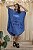 Vestido Malha Amplo Azul Peixes - Imagem 1
