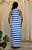Vestido Malha Camisetão Listra Azul - Imagem 3
