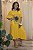 Vestido Trapézio Amarelo Girassol Sandra - Imagem 3