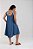 Vestido Regata Evasê Azul Beluga - Imagem 4