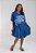 Vestido Malha Amplo Azul Peixe - Imagem 2