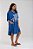 Vestido Malha Amplo Azul Peixe - Imagem 3
