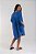 Vestido Malha Amplo Azul Peixe - Imagem 4