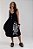 Vestido Regata Evasê Preto Peixe - Imagem 1