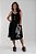 Vestido Regata Evasê Preto Peixe - Imagem 2