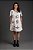Vestido Evasê Linho Misto Gravura - Imagem 2