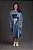 Vestido Malha Amplo Azul Triângulos - Imagem 2