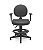 Cadeira Caixa Operativa Plus Executiva Ergonômica NR17 Back System Com Braços Vinil Preta - Imagem 1