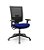 Cadeira Presidente Flash Plaxmetal Tela Preta Assento Aero Base Italia Back System - Imagem 7