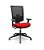 Cadeira Presidente Flash Plaxmetal Tela Preta Assento Aero Base Italia Back System - Imagem 10
