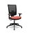 Cadeira Presidente Flash Plaxmetal Tela Preta Assento Concept Base Italia Back System - Imagem 1