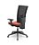 Cadeira Presidente Flash Plaxmetal Tela Preta Assento Concept Base Italia Back System - Imagem 3