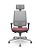 Cadeira Plaxmetal Brizza Presidente Tela Cinza Base Aluminio Slider Assento Vinil - Imagem 9