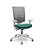 Cadeira Plaxmetal Flash Presidente Tela Cinza Base Italia Cinza Back system Braços Reguláveis Cinza Assento Poliéster - Imagem 9