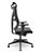 Cadeira Darix X+ Presidente Plaxmetal Base Nylon Slider Tela Preta Assento Vinil - Imagem 2
