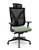 Cadeira Darix X+ Presidente Plaxmetal Base Nylon Slider Tela Preta Assento Vinil - Imagem 11