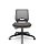 Cadeira Plaxmetal Beezi Encosto Cinza Base Nylon Piramidal Relax Assento Vinil - Imagem 7