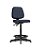 Cadeira Job Frisokar Caixa Alta Para Bancada De Laboratório, Recepção ou Portaria Reforçada Ergonômica Back System Vinil - Imagem 9