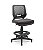 Cadeira Caixa Alta Beezi Plaxmetal Base Nylon Com Sapatas Encosto Preto Assento Vinil - Imagem 6