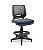 Cadeira Caixa Alta Beezi Plaxmetal Base Nylon Com Sapatas Encosto Preto Assento Vinil - Imagem 17