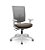Cadeira Plaxmetal Flash Presidente Tela Cinza Base Italia Cinza Back System Braços Reguláveis Cinza Assento Vinil - Imagem 5