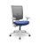 Cadeira Plaxmetal Flash Presidente Tela Cinza Base Italia Cinza Back System Braços Reguláveis Cinza Assento Vinil - Imagem 9