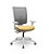 Cadeira Plaxmetal Flash Presidente Tela Cinza Base Italia Cinza Back System Braços Reguláveis Cinza Assento Vinil - Imagem 13