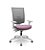 Cadeira Plaxmetal Flash Presidente Tela Cinza Base Italia Cinza Back System Braços Reguláveis Cinza Assento Vinil - Imagem 15