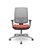 Cadeira Brizza Presidente Tela Cinza Base Aluminio Back System Assento Concept - Imagem 4