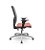 Cadeira Brizza Presidente Tela Cinza Base Aluminio Back System Assento Concept - Imagem 5