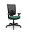 Cadeira Plaxmetal Flash Presidente Base Standard Back System Tela Preta Assento Poliéster - Imagem 8