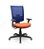 Cadeira Plaxmetal Flash Presidente Base Standard Back System Tela Azul Assento Poliéster - Imagem 7