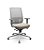 Cadeira Plaxmetal Brizza Presidente Grafite Tela Cinza Base Aluminio Slider Braços 3D Assento Vinil - Imagem 6