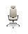 Cadeira Brizza Soft Presidente Base Aluminio Mecanismo Slider Revestimento Vinil - Imagem 6
