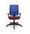 Cadeira Plaxmetal Brizza Presidente Tela Azul Assento Poliéster Braços Reguláveis Base Relax Standard - Imagem 5