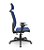 Cadeira Presidente Brizza Plaxmetal Tela Azul Base Standard Back System Assento Vinil - Imagem 2